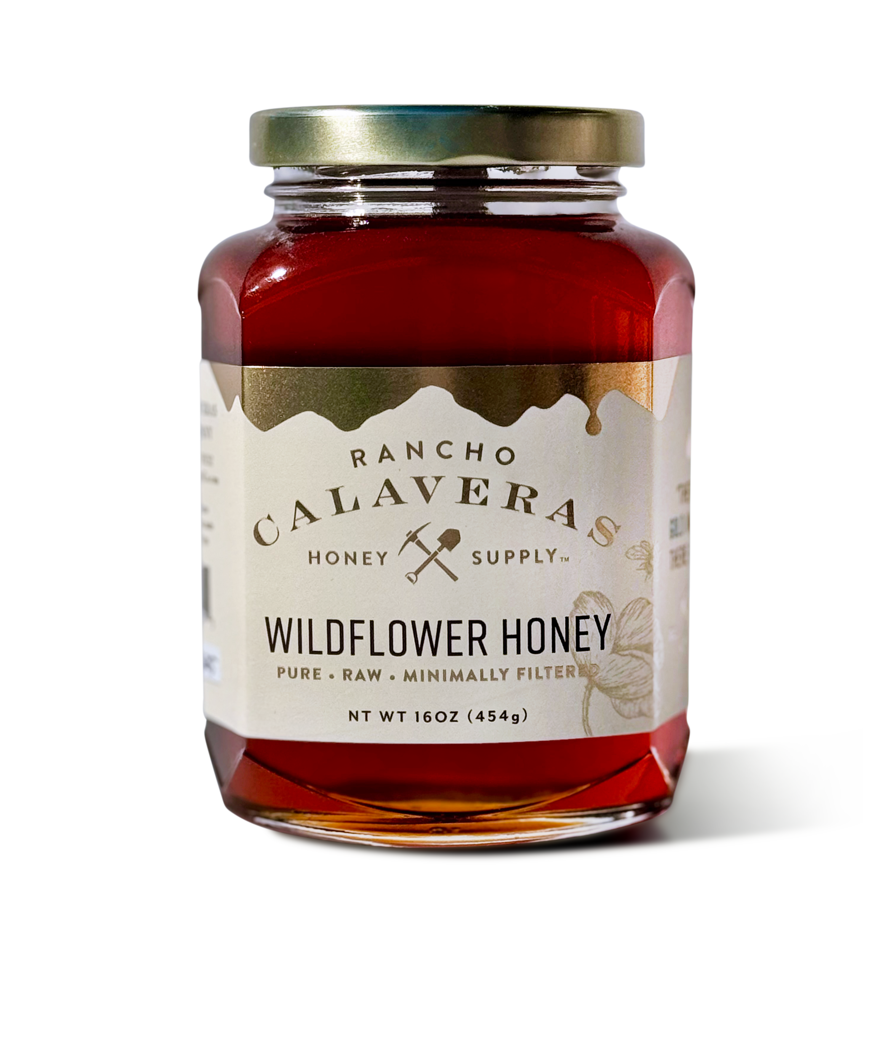 16 oz Jar Wildflower Honey