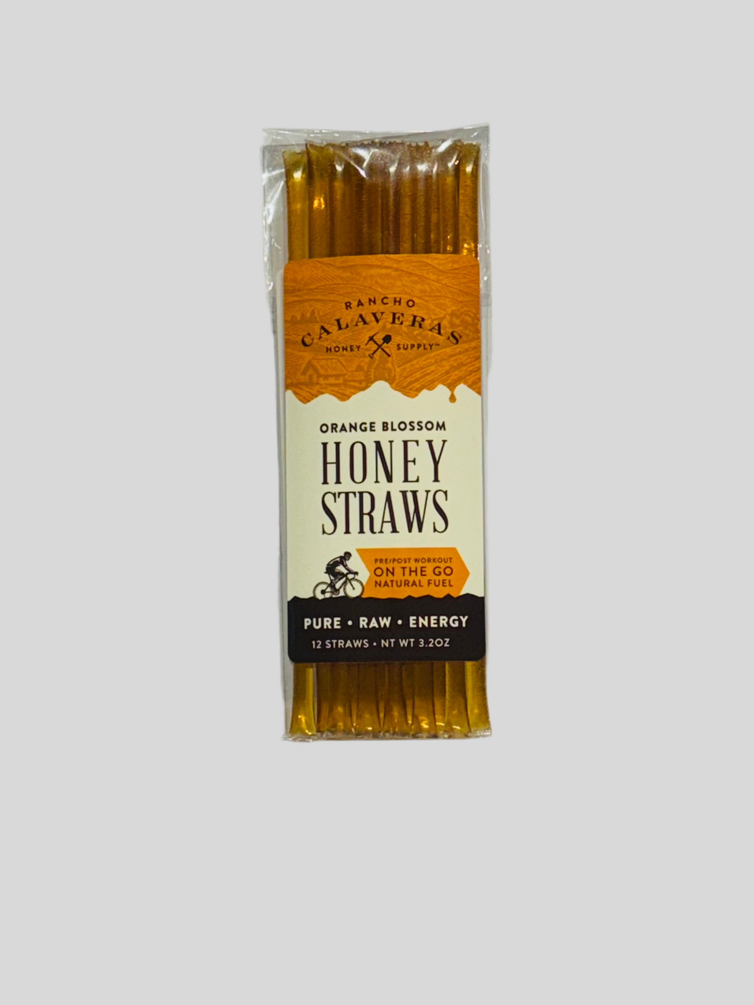 Orange Blossom Honey Straws Pack of 12