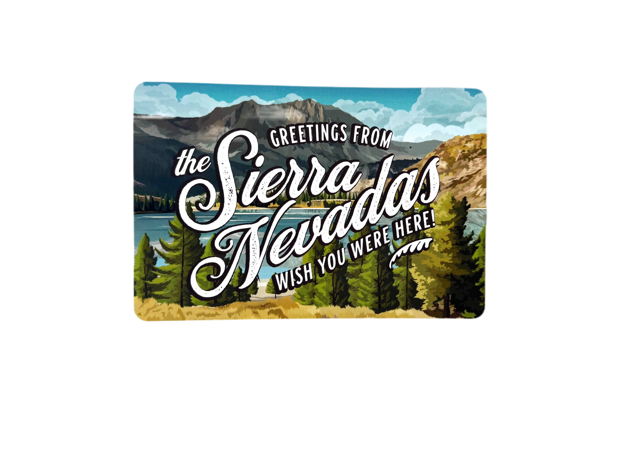 Nostalgic Sierra Nevadas Post Card