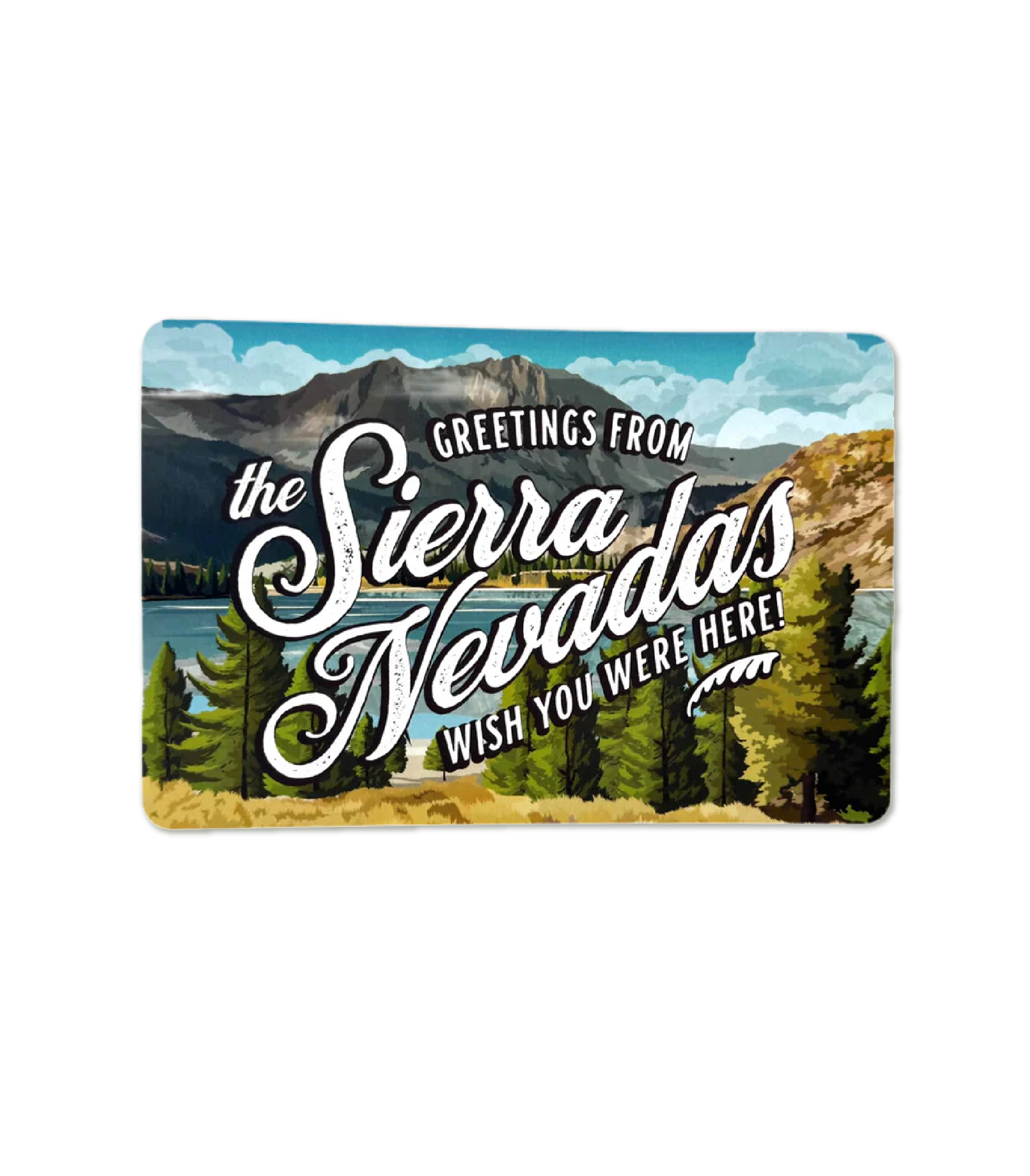 Nostalgic Sierra Nevadas Post Card