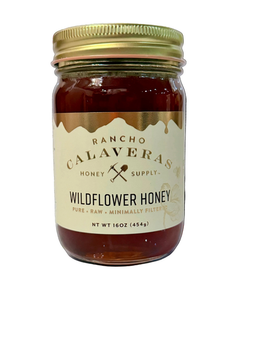 16 oz Jar Wildflower Honey