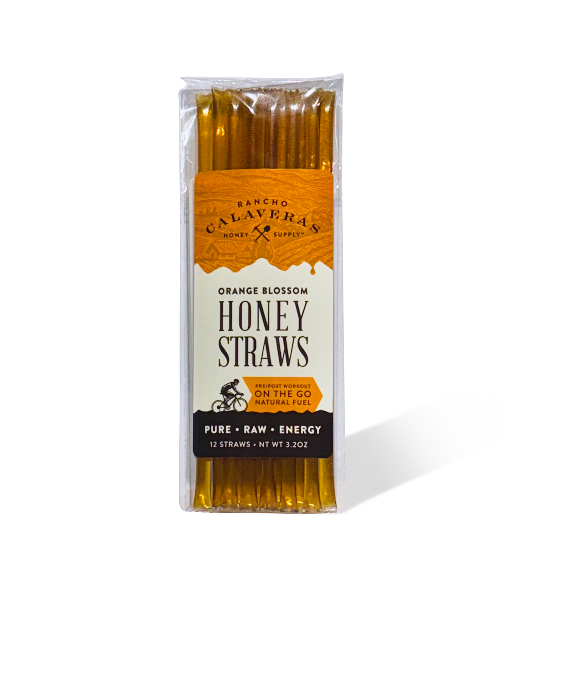 Orange Blossom Honey Straws Pack of 12